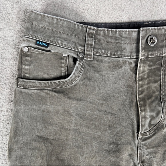 Kuhl‎ Free Ryder Pants Men's 32x34 Gray Vintage Patina Dye Stretch Style 5015 - Picture 4 of 15
